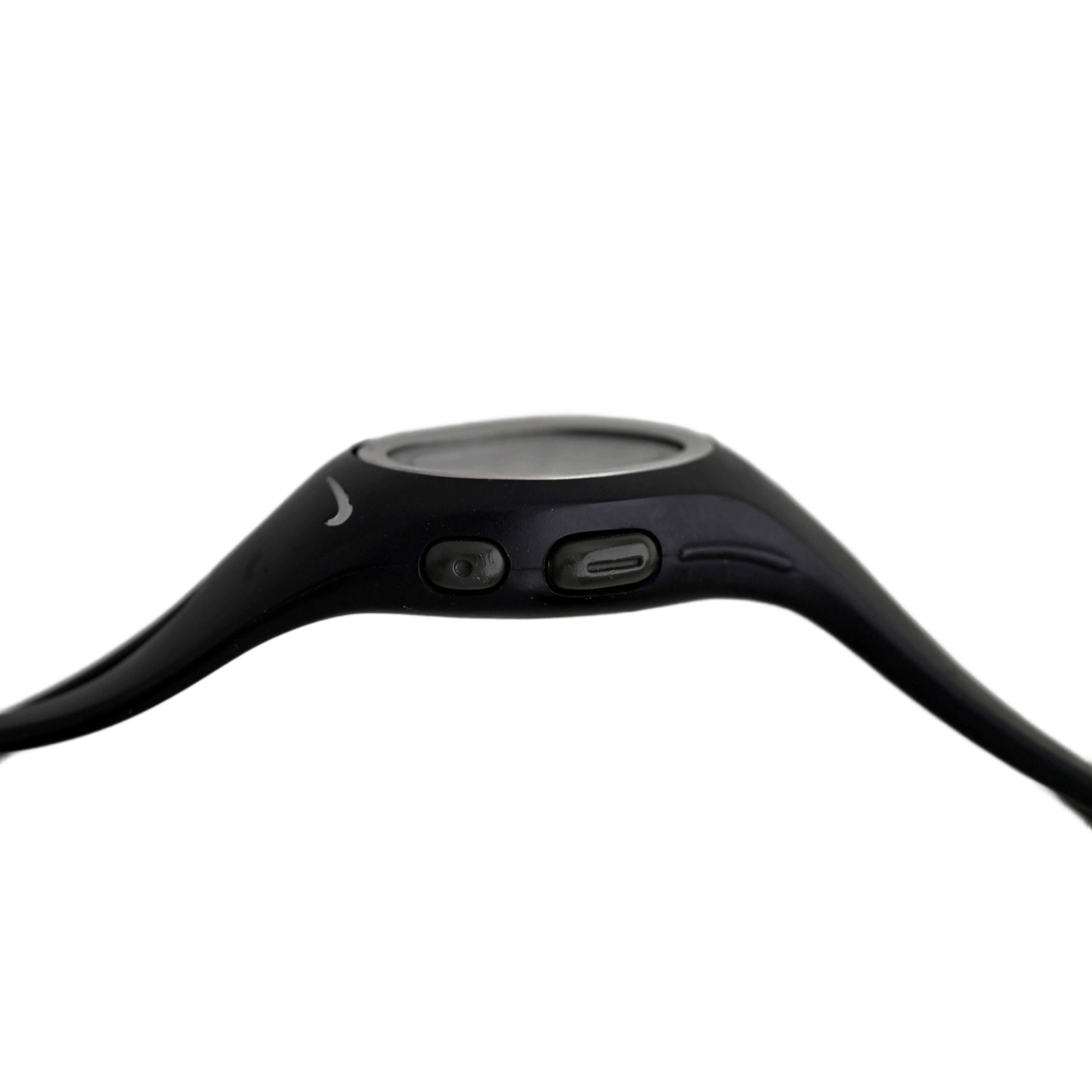 Nike Triax Digital Running Watch Black Rubber Strap 27 Lap